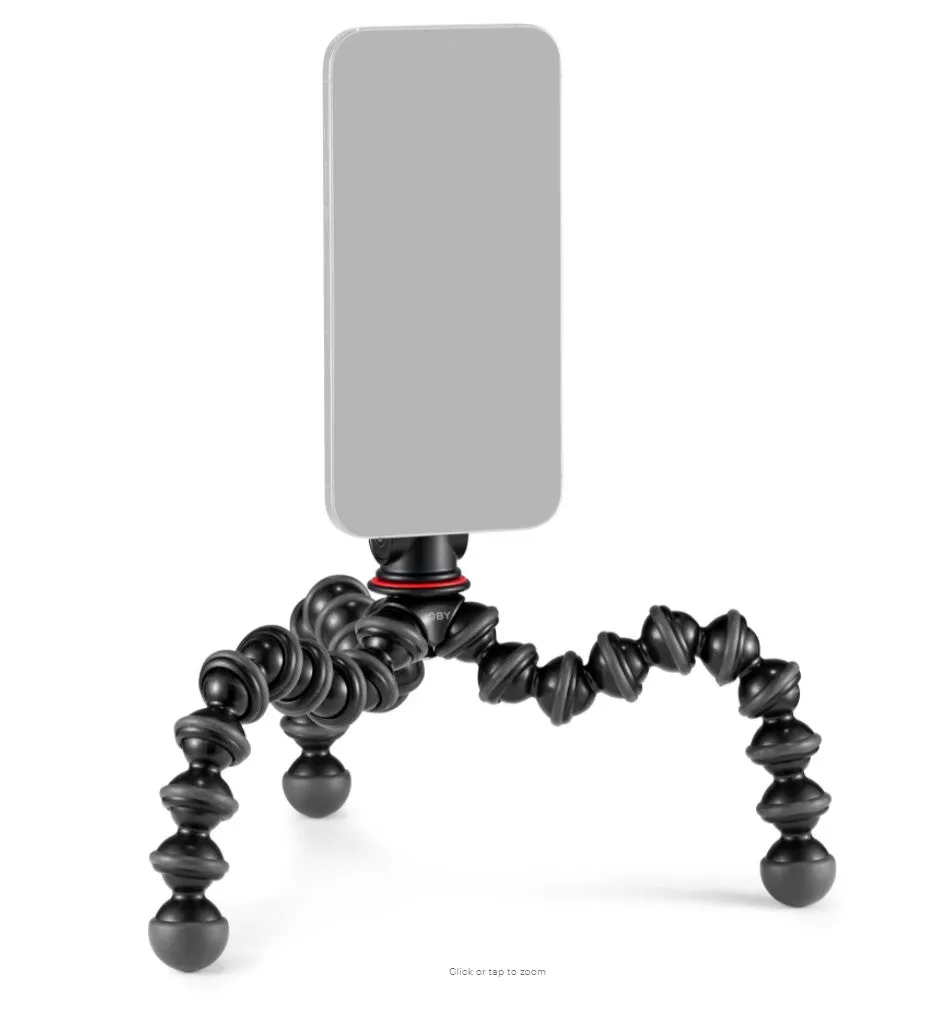 JOBY GripTight Flexible GorillaPod for Magsafe with 360° Phone Rotation Mode Features for Tiktok, Vlogging 1753