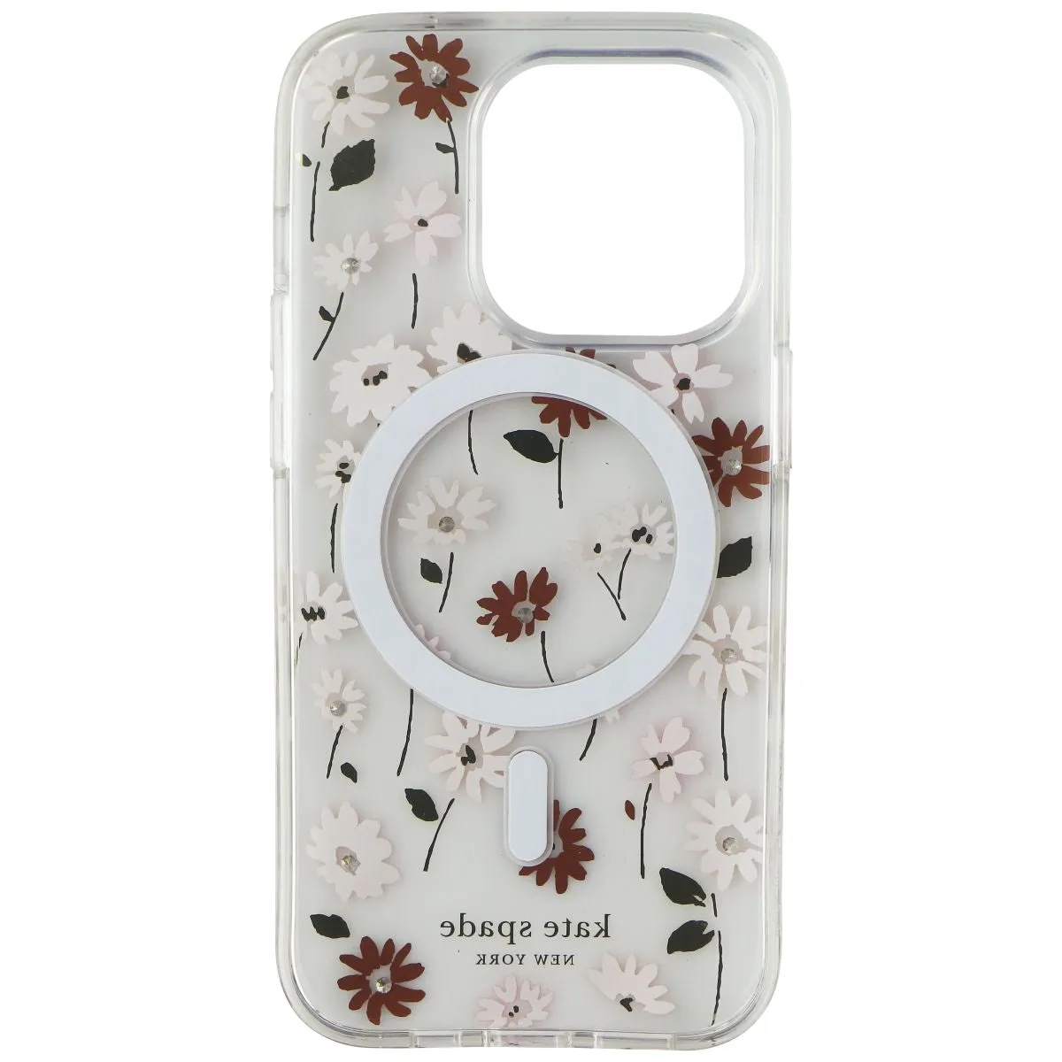 Kate Spade Protective Hardshell Case for  MagSafe for iPhone 14 Pro - Flower Pot