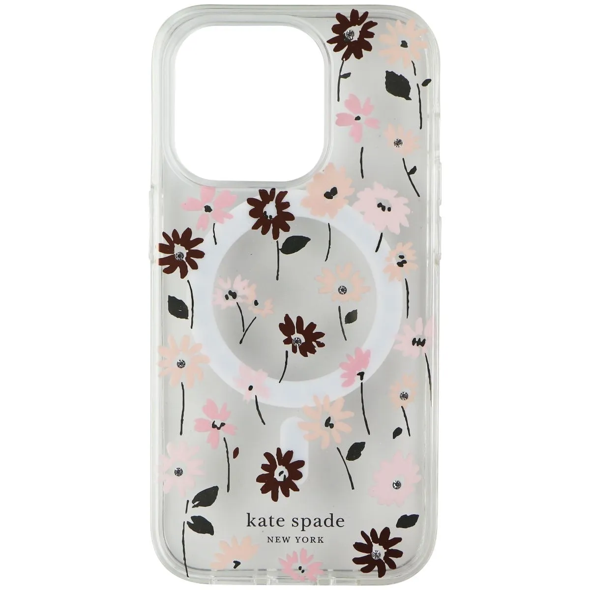 Kate Spade Protective Hardshell Case for  MagSafe for iPhone 14 Pro - Flower Pot