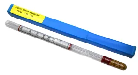 Laboratory Hydrometer - Specific Gravity, Heavy Liquids, Range 1.000 to 1.500 x 0.010 - Includes Protective Case - Eisco Labs