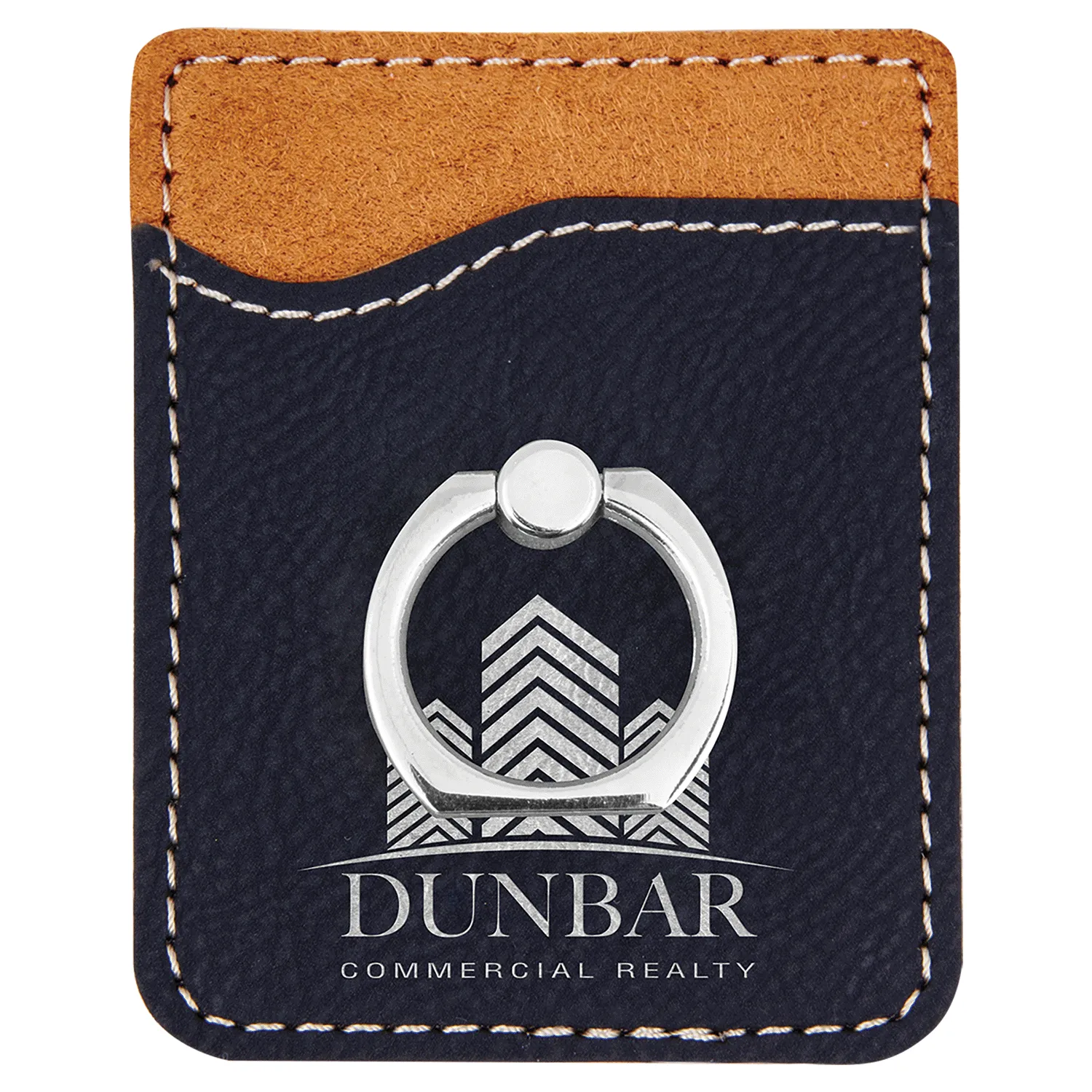 Leatherette Phone Wallet w/ Ring