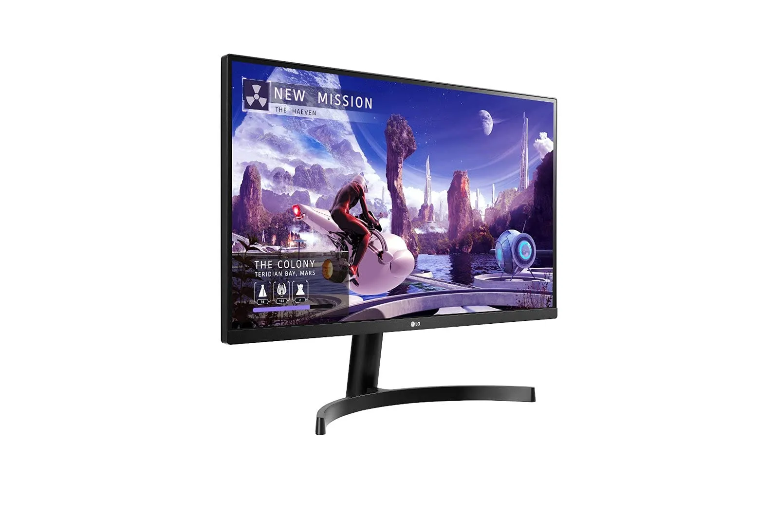 Lg 27 Inch Qhd Ips Monitor With Freesync and Hdr10 27qn600 B