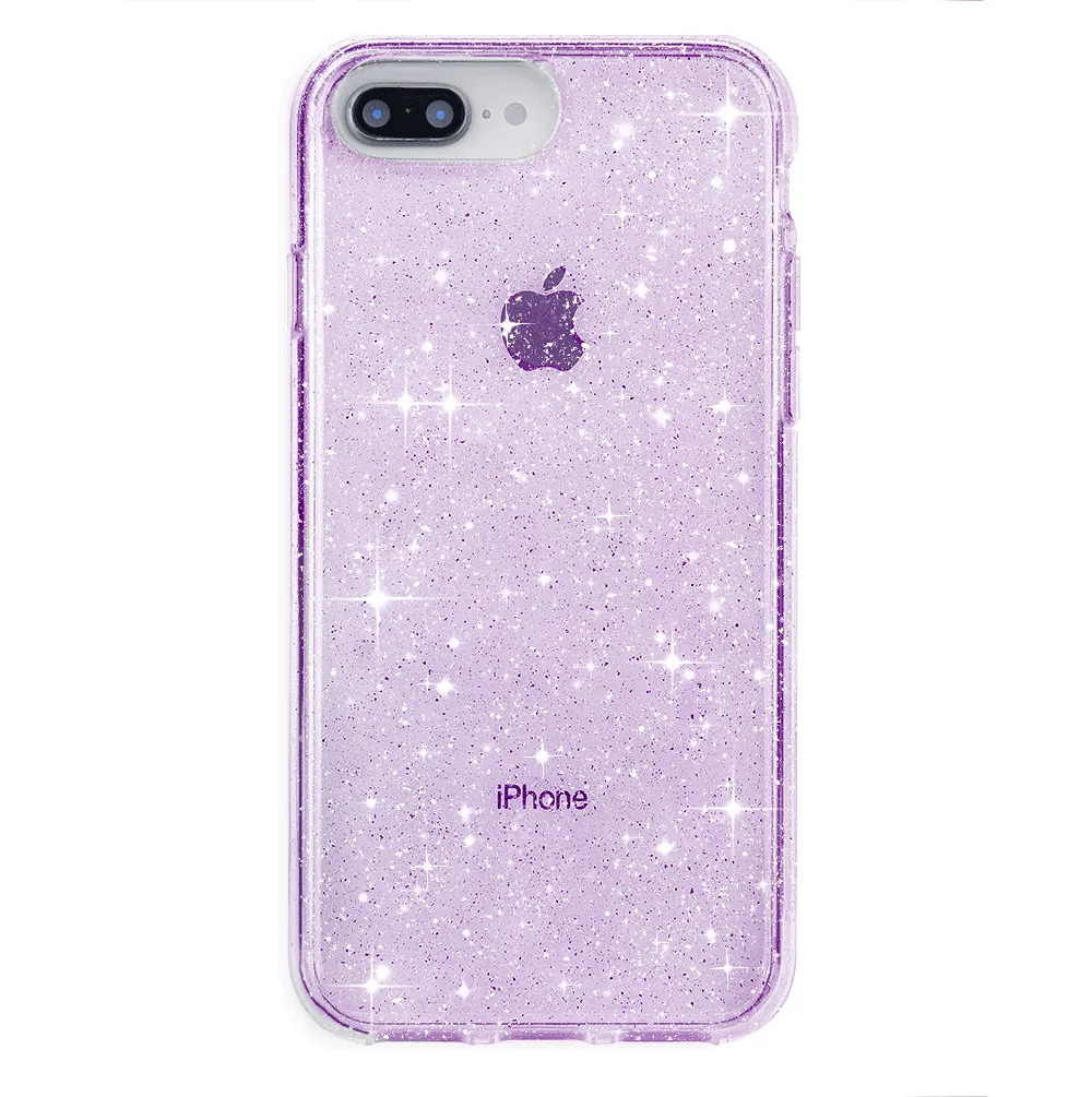 Lilac Stardust Glitter iPhone Case