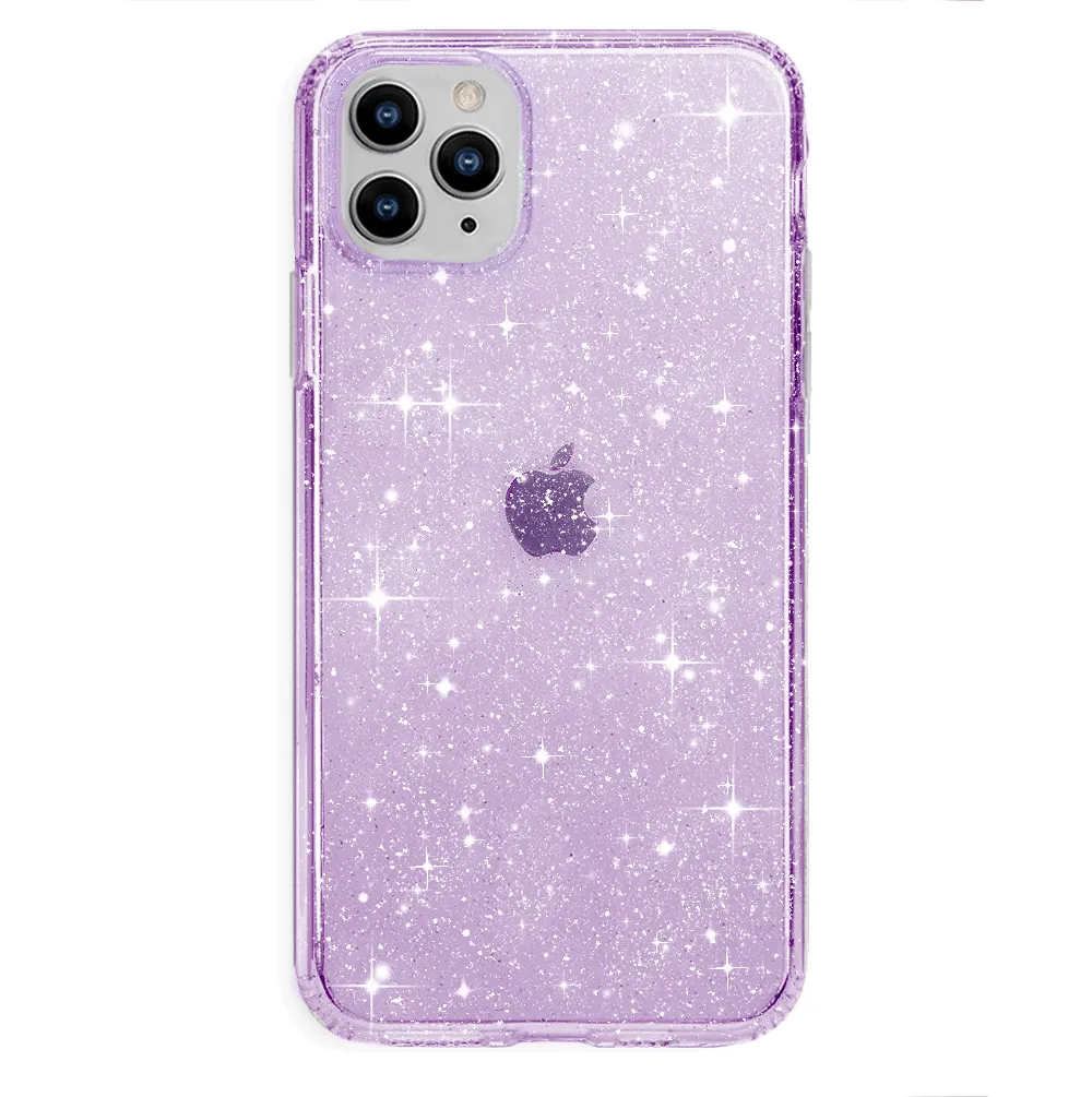 Lilac Stardust Glitter iPhone Case