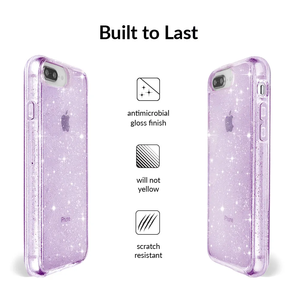 Lilac Stardust Glitter iPhone Case