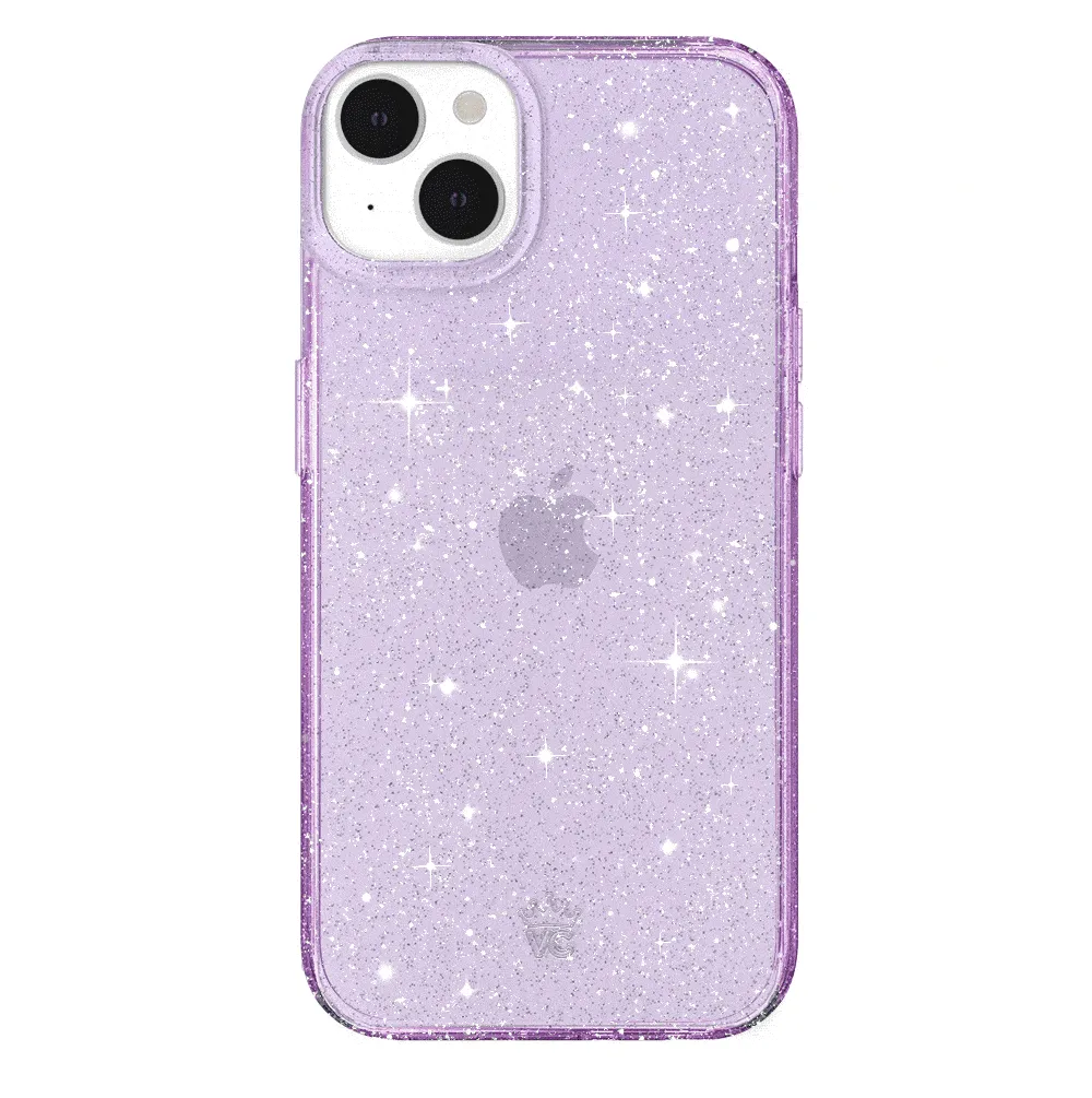 Lilac Stardust Glitter iPhone Case