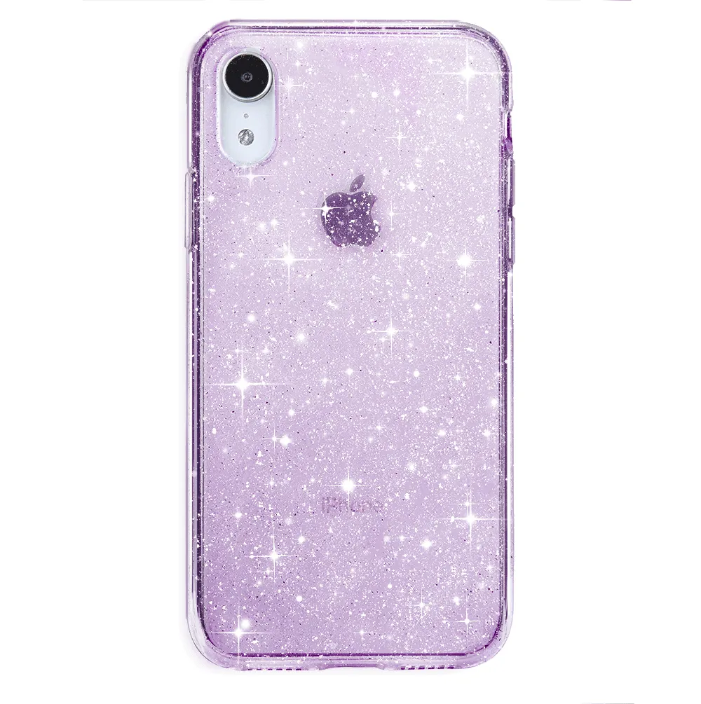 Lilac Stardust Glitter iPhone Case