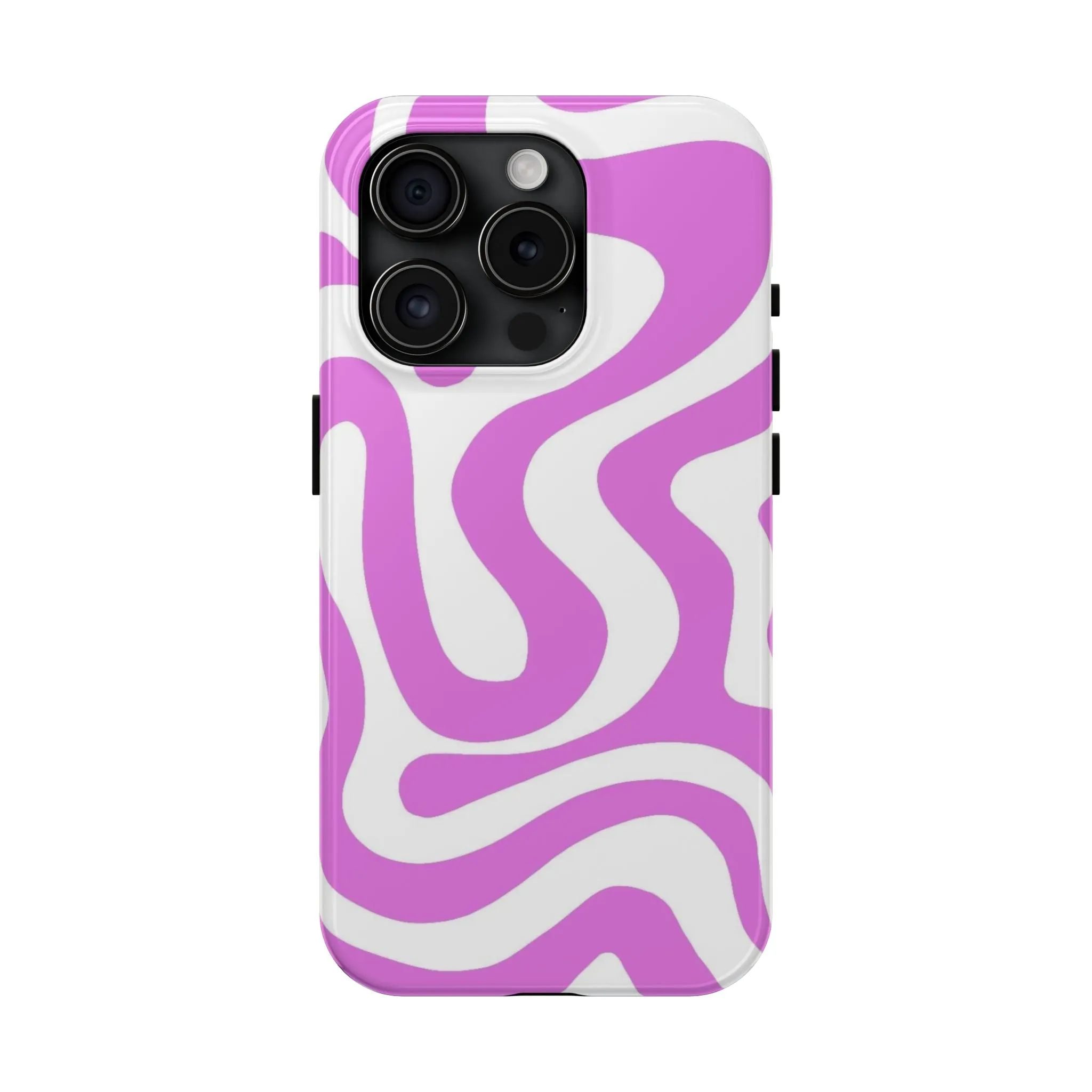 Lilac Swirl Fusion Tough iPhone Cases