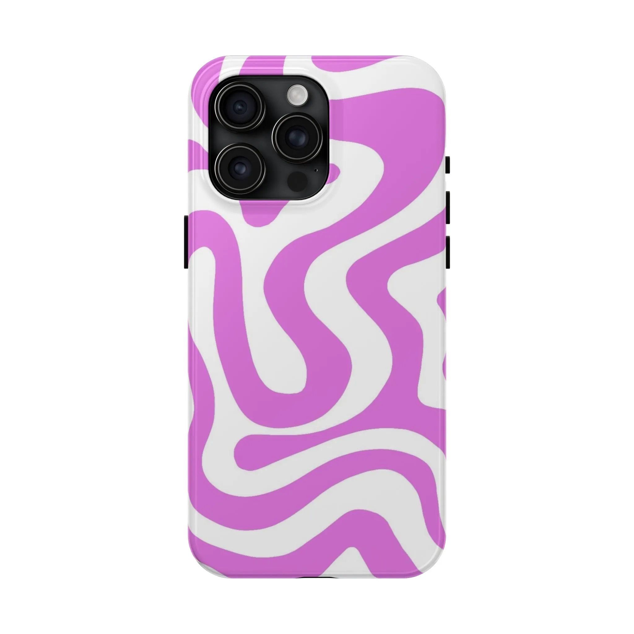 Lilac Swirl Fusion Tough iPhone Cases