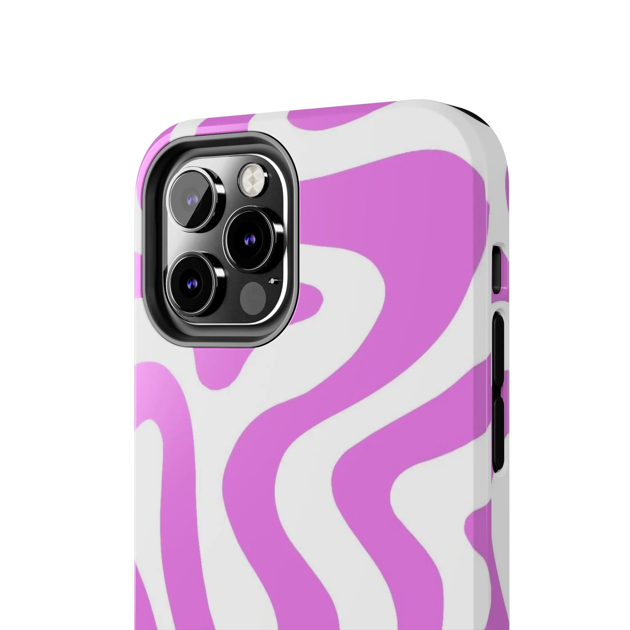 Lilac Swirl Fusion Tough iPhone Cases