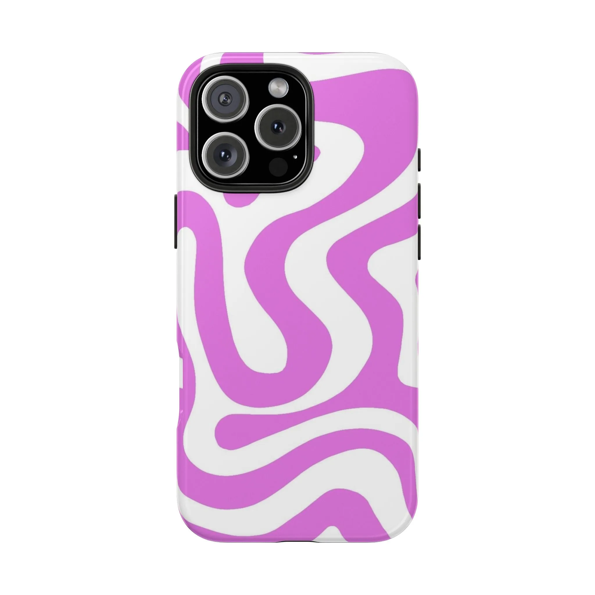 Lilac Swirl Fusion Tough iPhone Cases