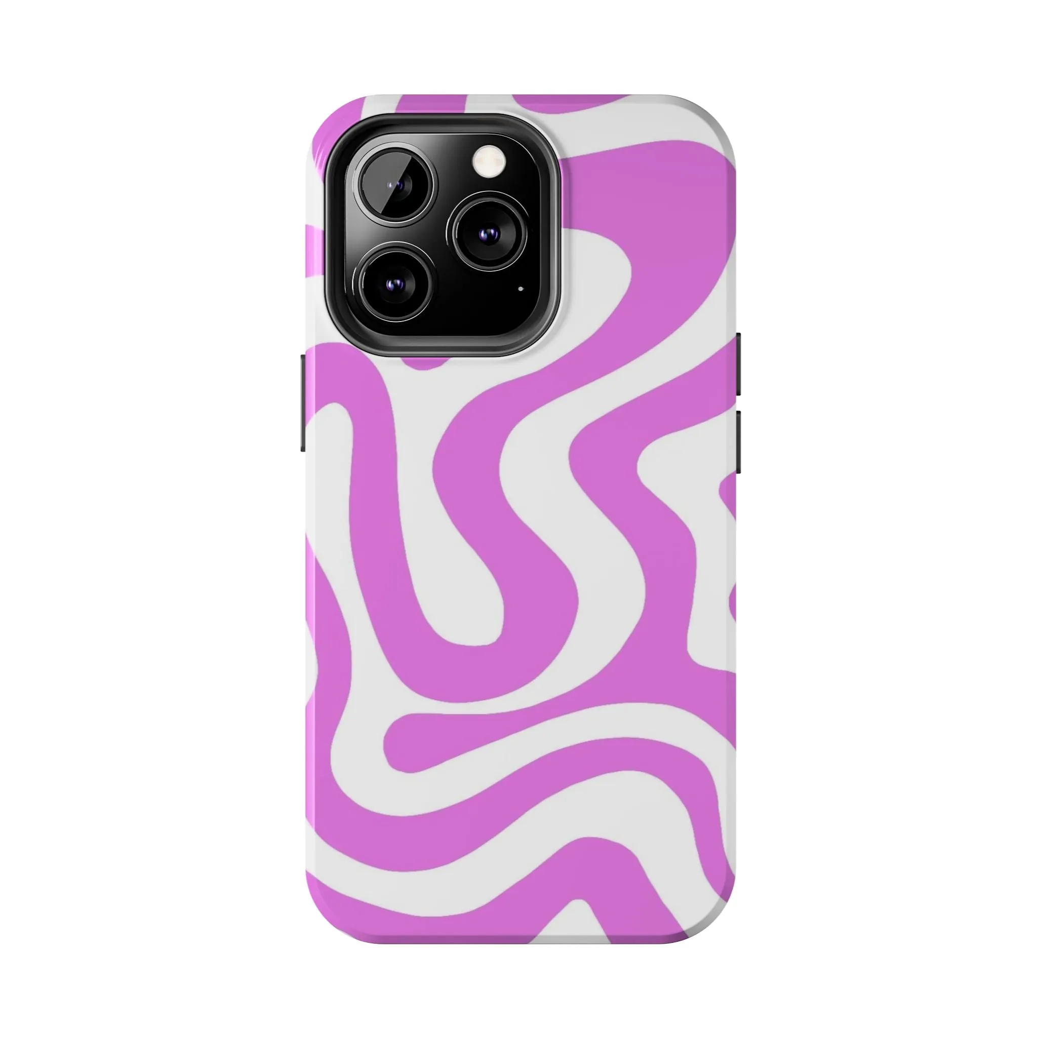 Lilac Swirl Fusion Tough iPhone Cases