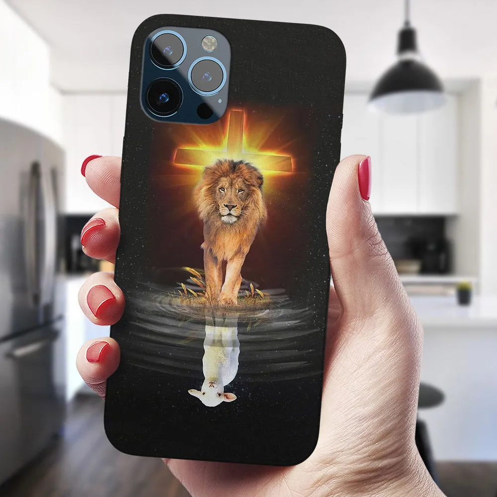 Lion And Lamb - Christian Phone Case - Religious Phone Case - Faith Phone Case - Ciaocustom