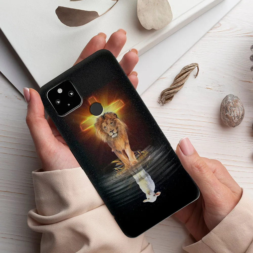 Lion And Lamb - Christian Phone Case - Religious Phone Case - Faith Phone Case - Ciaocustom