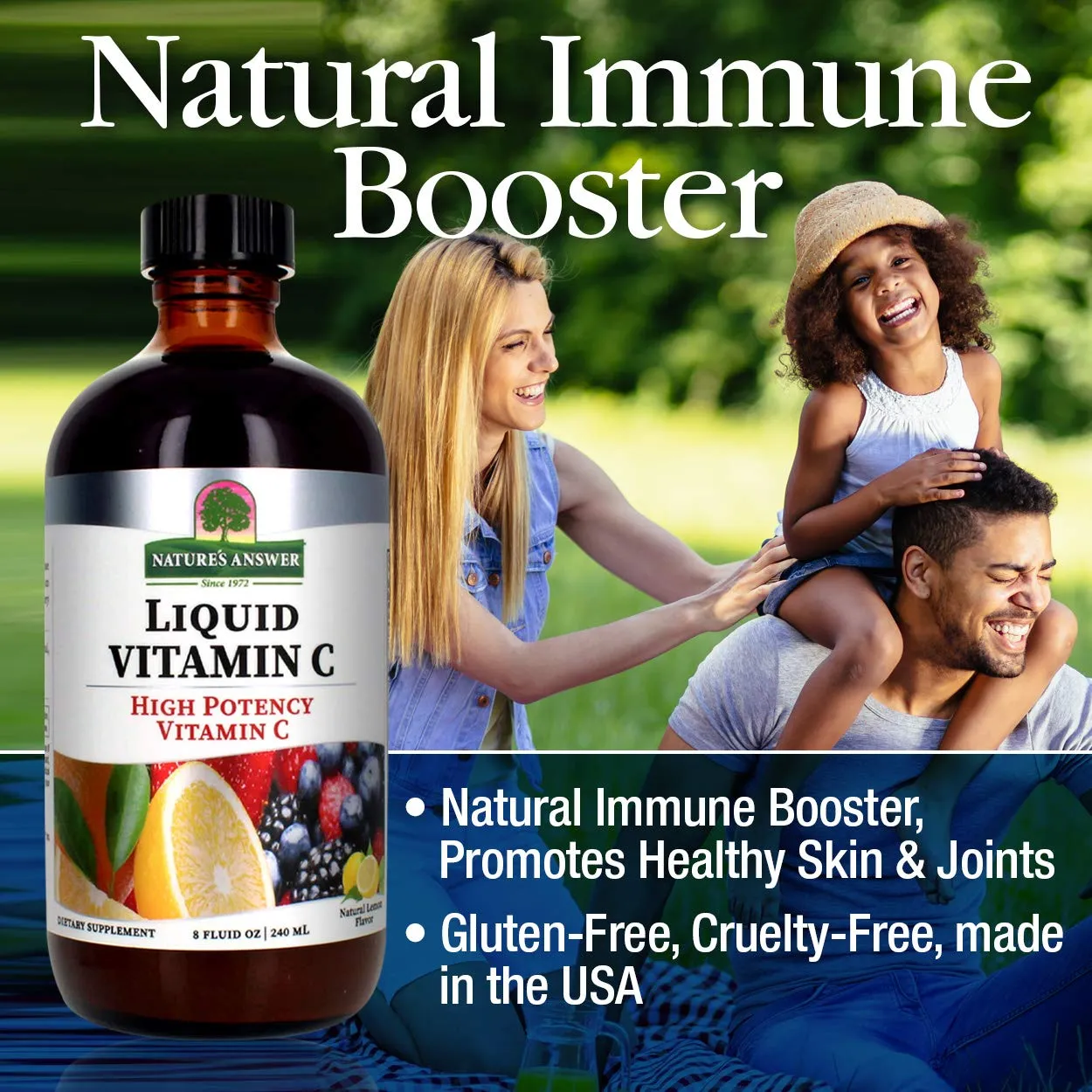 Liquid Vitamin C 1000mg with Rose Hips & Bio Flavonoids 8oz