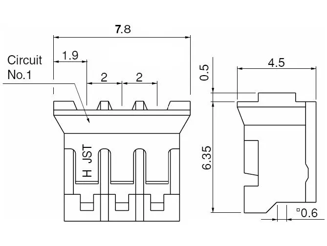 Lithium Ion Polymer Battery - 3.7v 100mAh