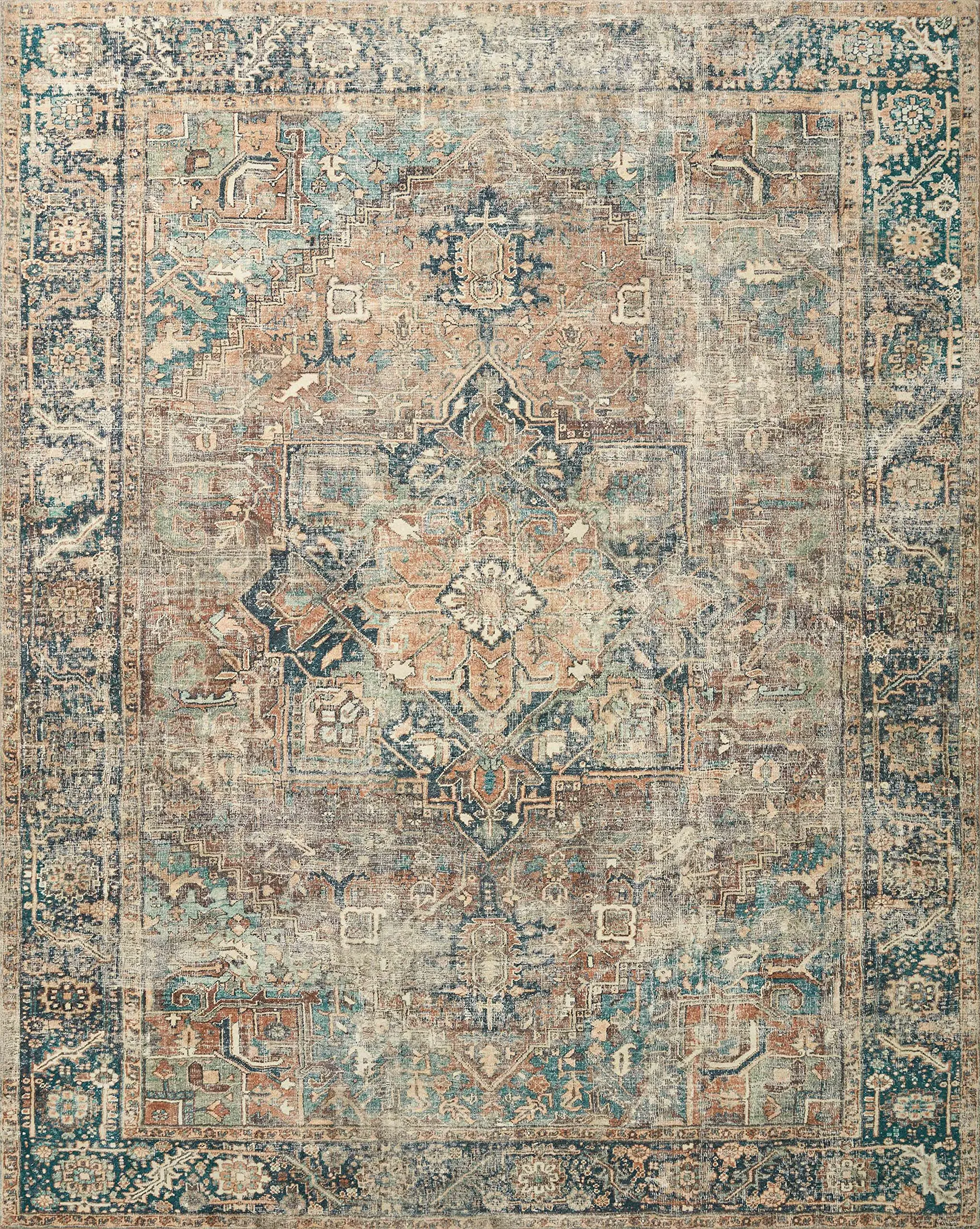 Loloi Ii Margot Terracotta Lagoon Rug 2x5