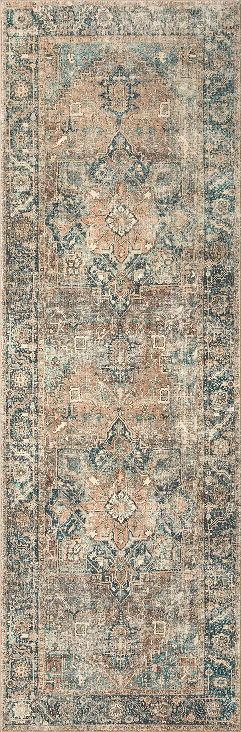 Loloi Ii Margot Terracotta Lagoon Rug 2x5