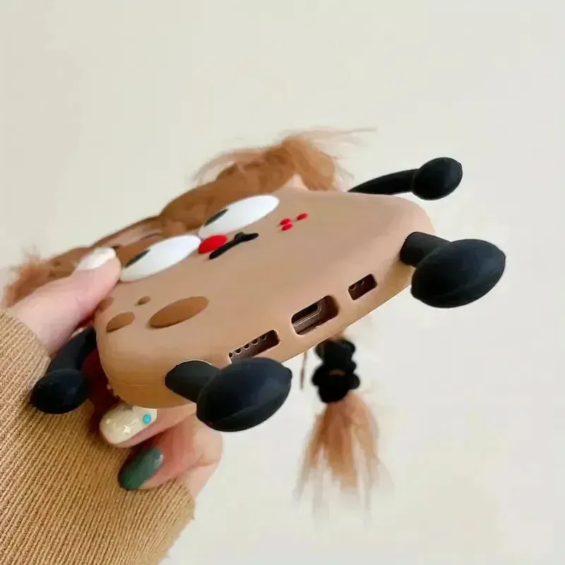 Long Haired Potato Girl Phone Case (For iPhones)