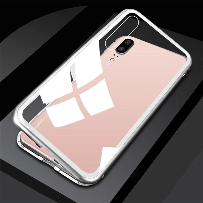 Magnetic Adsorption Metal Case for Nova 2s Magnet Magnetic phone Case for Huawei P20 P30 Lite Pro Mate 20 Lite Pro Nova 3 3i 3e