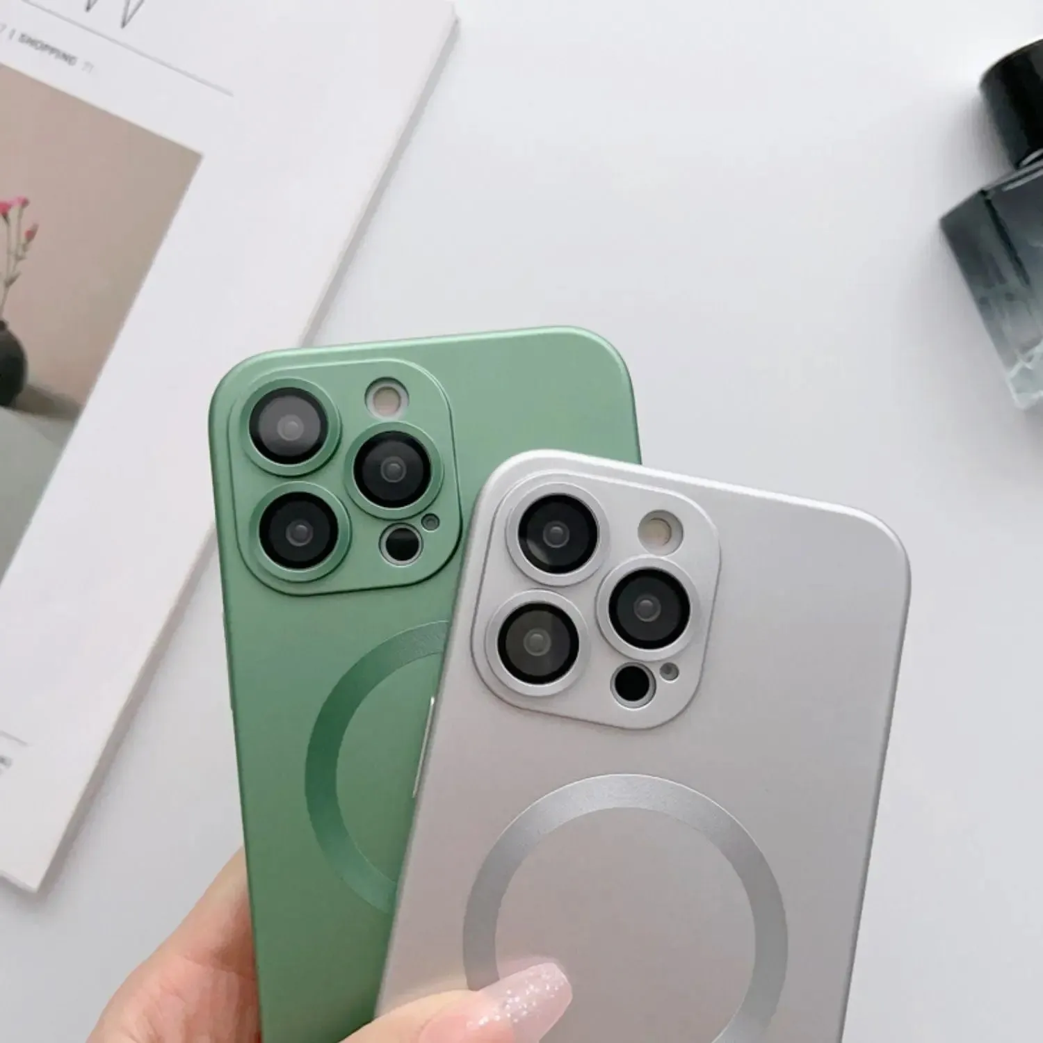 Magnetic Silicone Case for iPhone