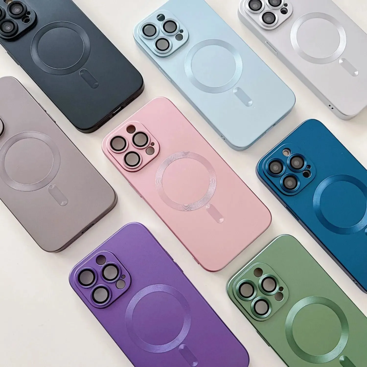 Magnetic Silicone Case for iPhone