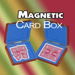 Magnetic Wood Card Box - Trick