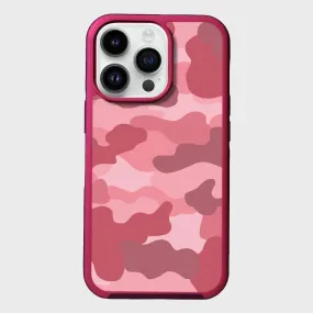 MagSafe iPhone 14 Pro Pink Camo Case