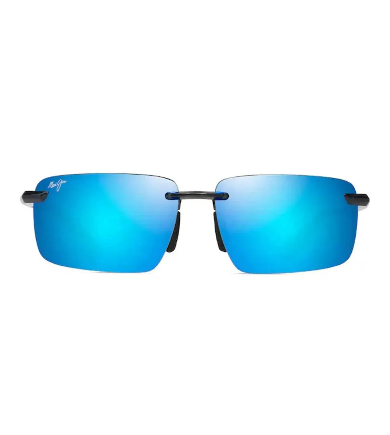 Maui Jim Unisex Blue Rectagular Sunglasses