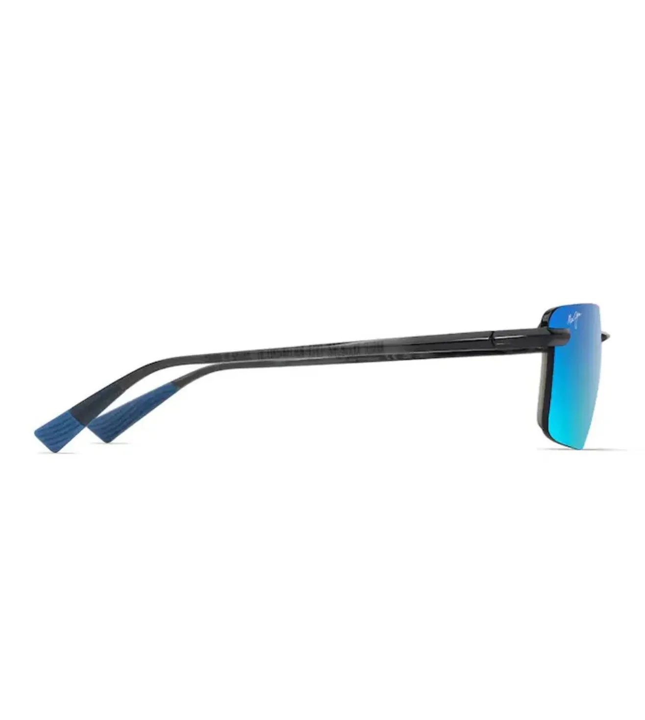 Maui Jim Unisex Blue Rectagular Sunglasses