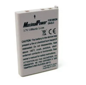 Maximal Power EN-EL5 (ENEL5) for Nikon digital Camera