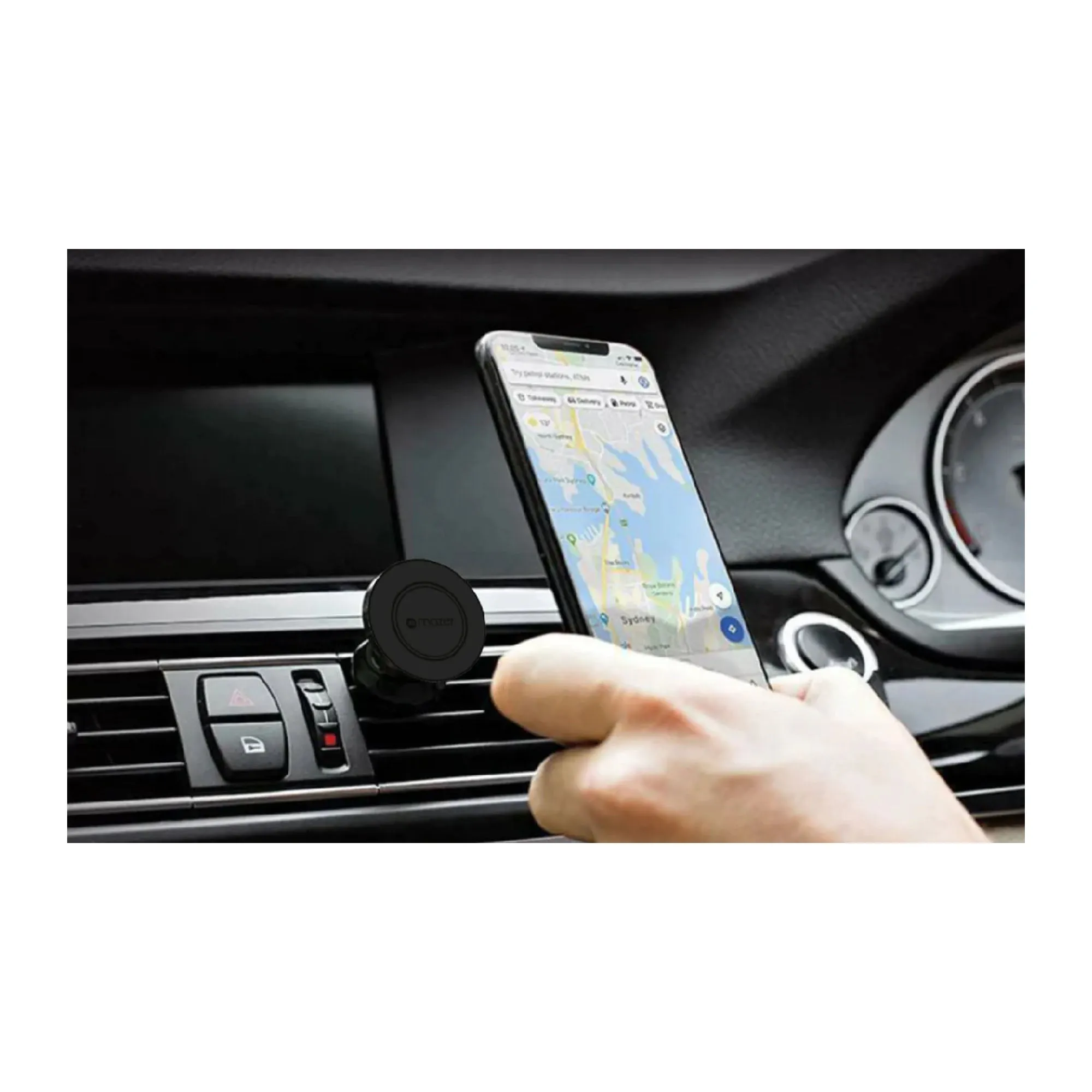 Mazer MagTap Powerful Magnetic Air Vent Car Mount - MagSafe Compatible (Non Charging)