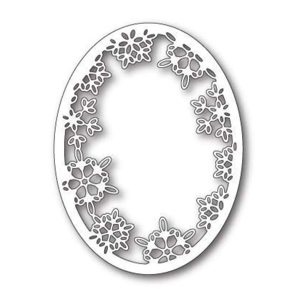 Memory Box Die - Batavia Snowflake Oval*