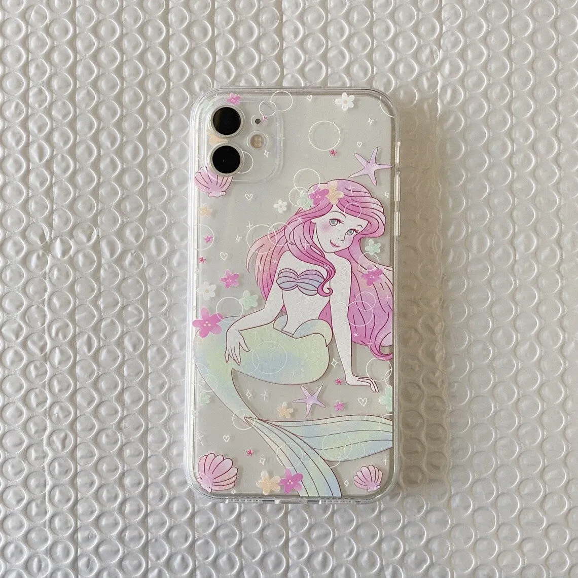 Mermaid Girl Ariel Princess iPhone Case 6 7 8 PLUS SE2 XS XR X 11 12 13 14 15 Pro Promax 12mini 13mini