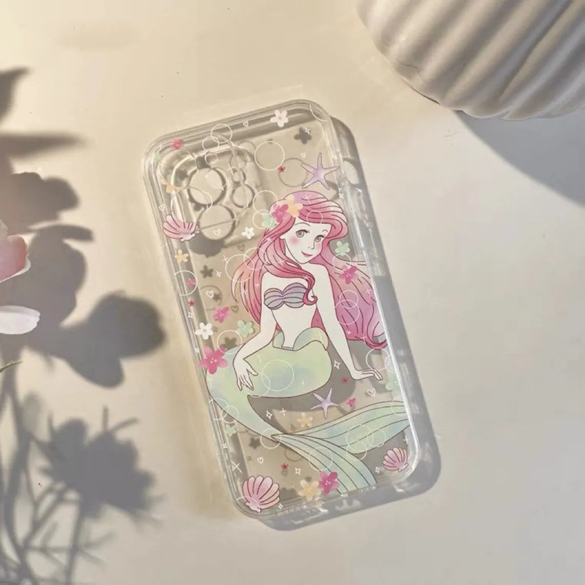 Mermaid Girl Ariel Princess iPhone Case 6 7 8 PLUS SE2 XS XR X 11 12 13 14 15 Pro Promax 12mini 13mini