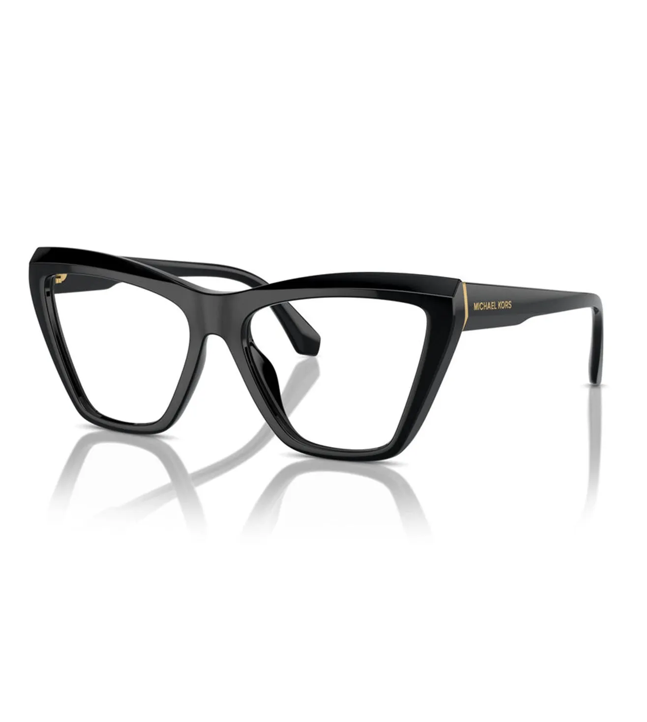 Micheal Kors Women's Black Cat-Eye Optical Frame