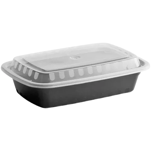 Microwaveable Plastic Container Oblong 24 oz. - 150/Case