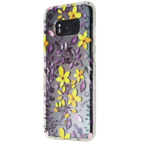 Milk and Honey Hybrid Case Cover Samsung Galaxy S8 - Clear/Purple/Yellow Flowers