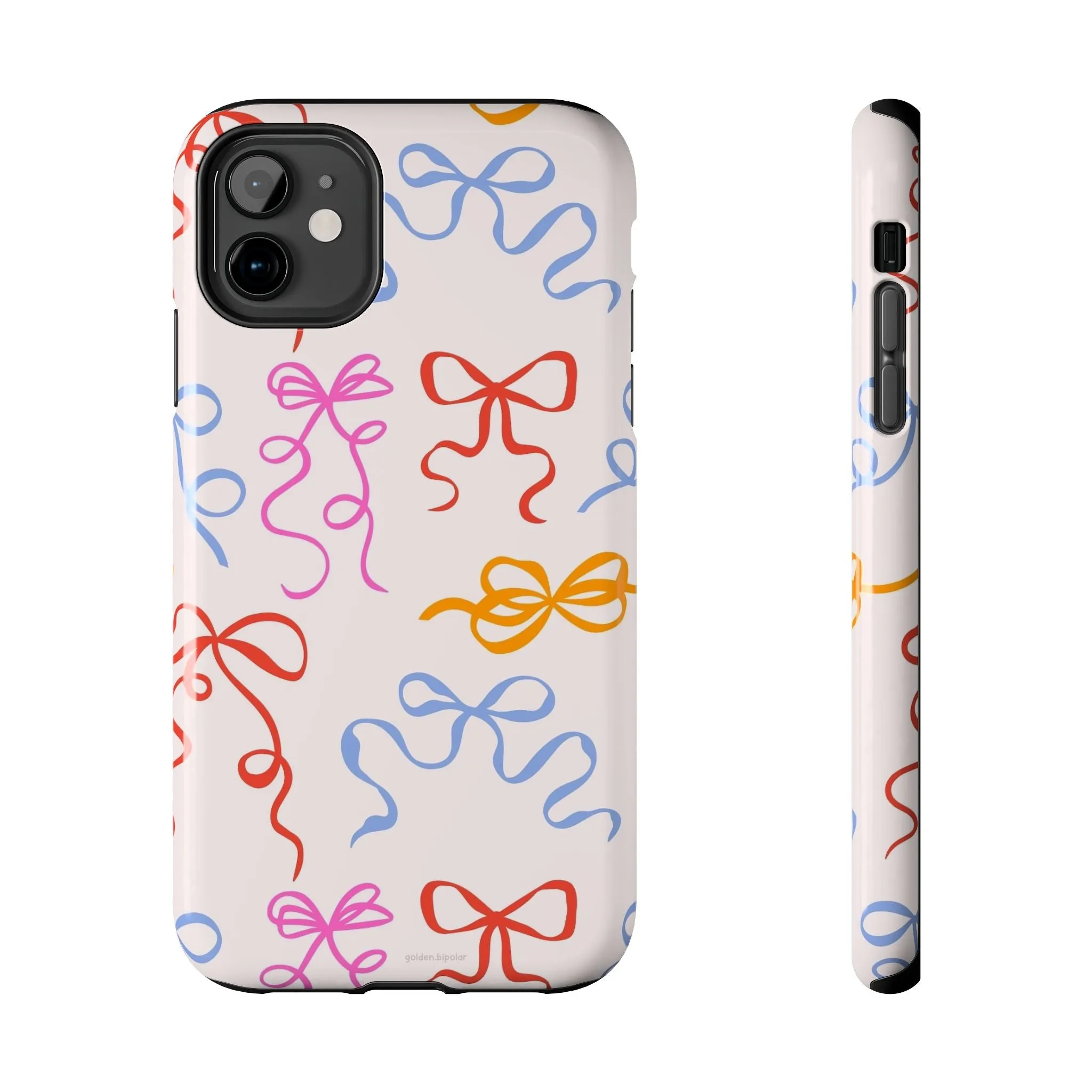 Multicolor Bows and Ribbons Tough iPhone Cases