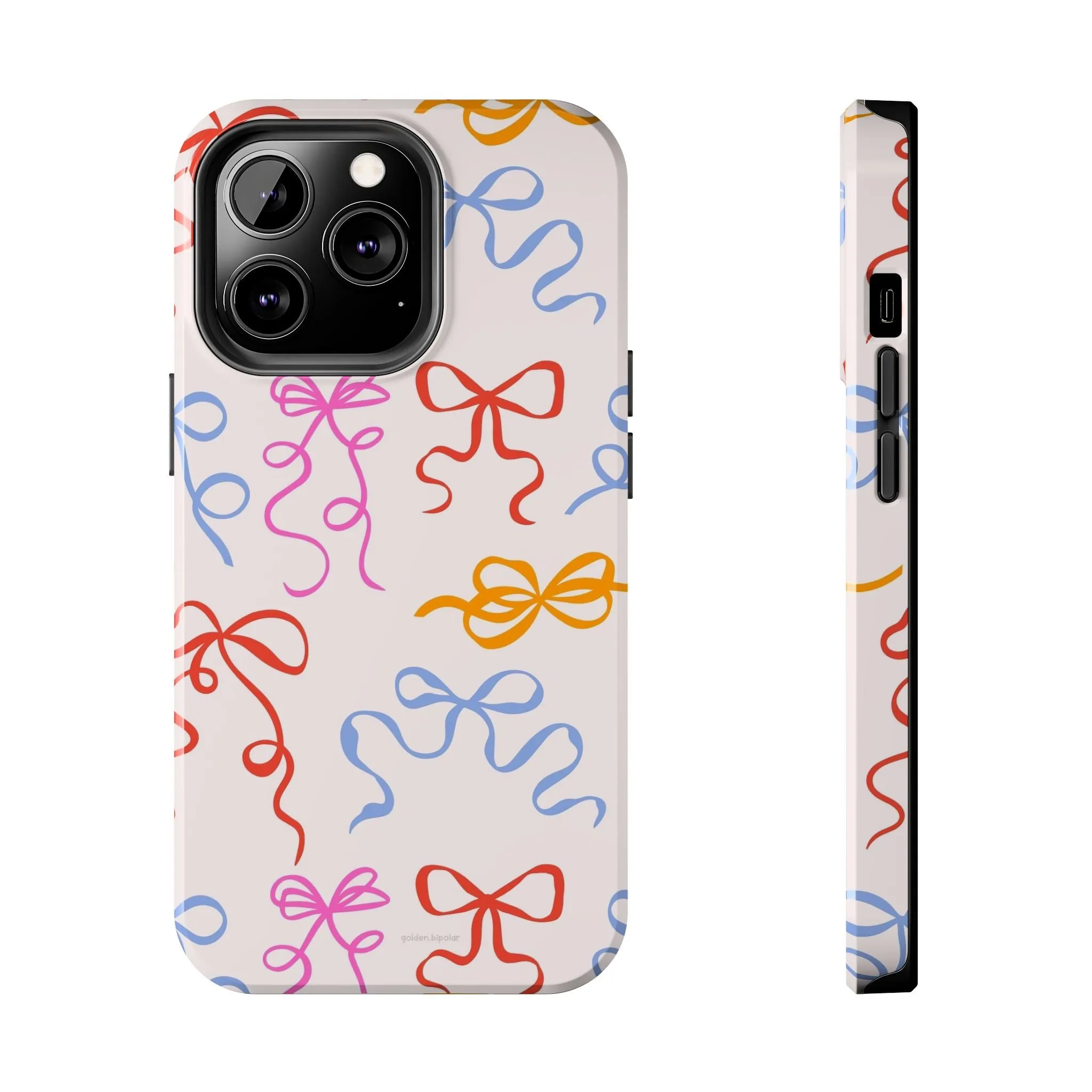 Multicolor Bows and Ribbons Tough iPhone Cases