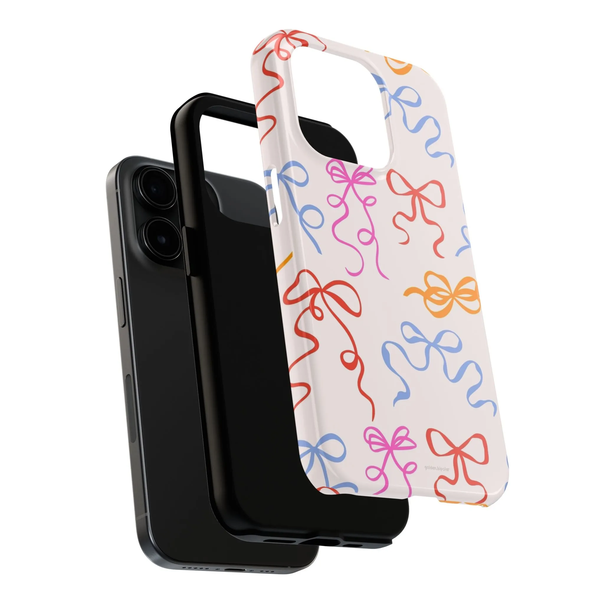 Multicolor Bows and Ribbons Tough iPhone Cases