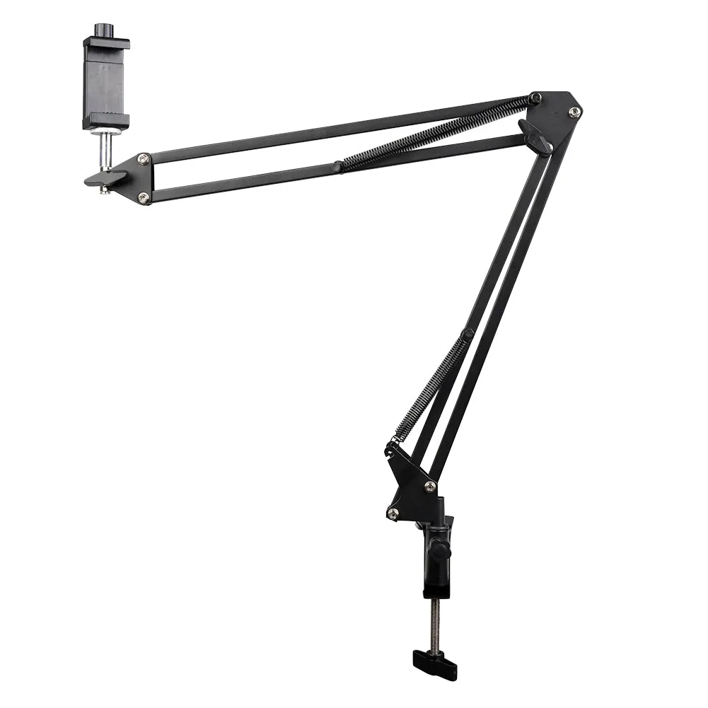 Neewer Adjustable Desktop Boom Arm Clamp And Phone Bracket Kit