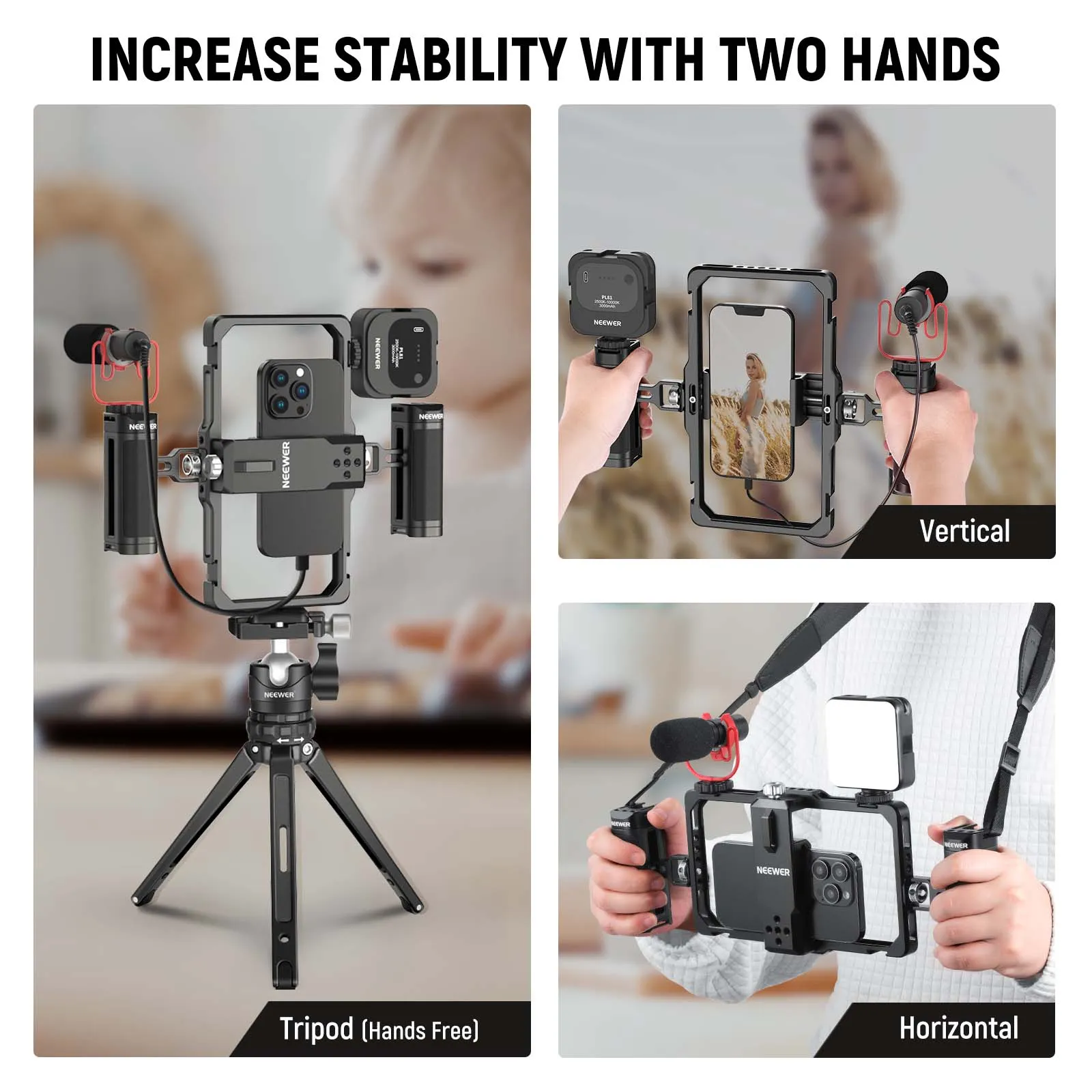 NEEWER PA009S Smartphone Video Rig