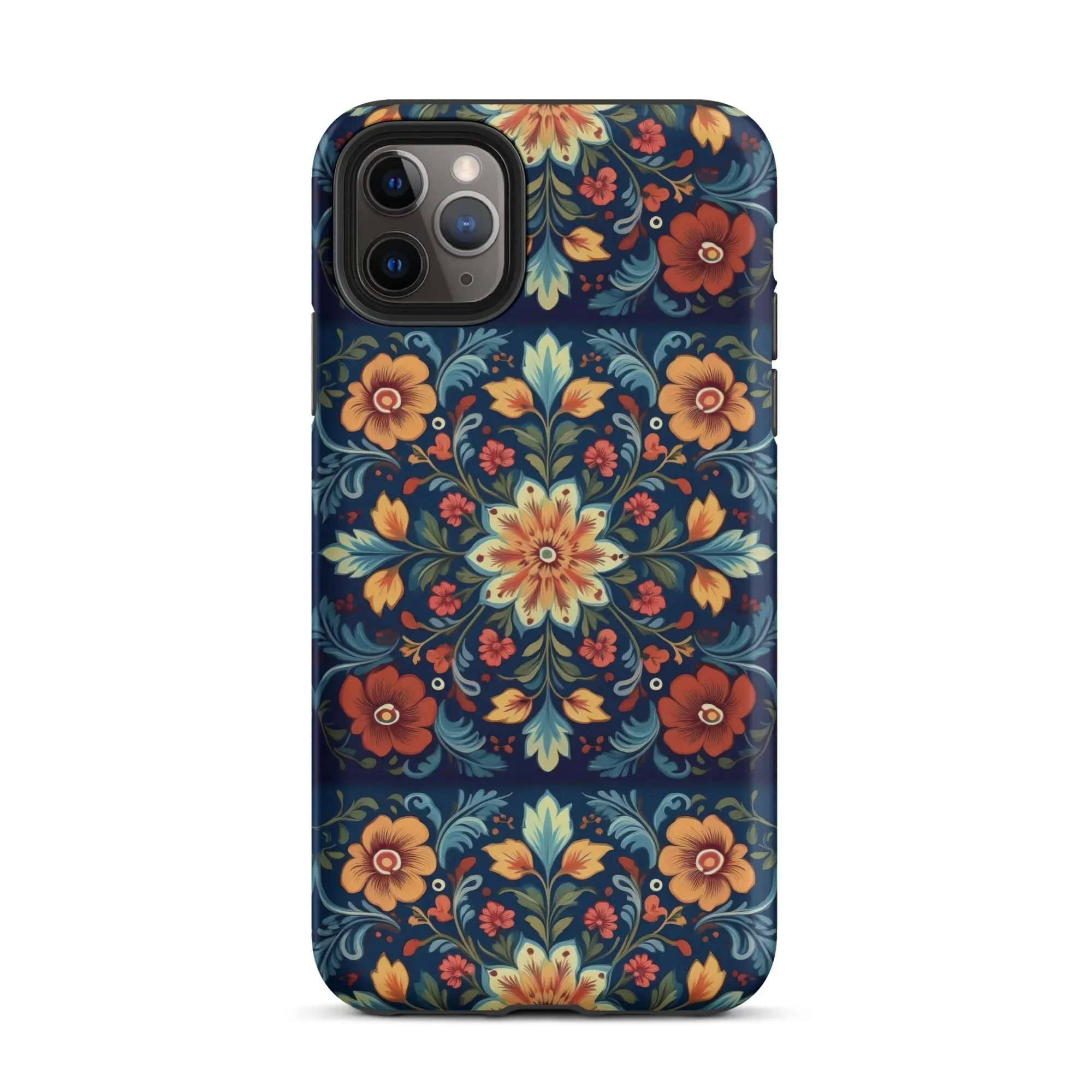 Norwegian Rosemaling Tough iPhone® Case