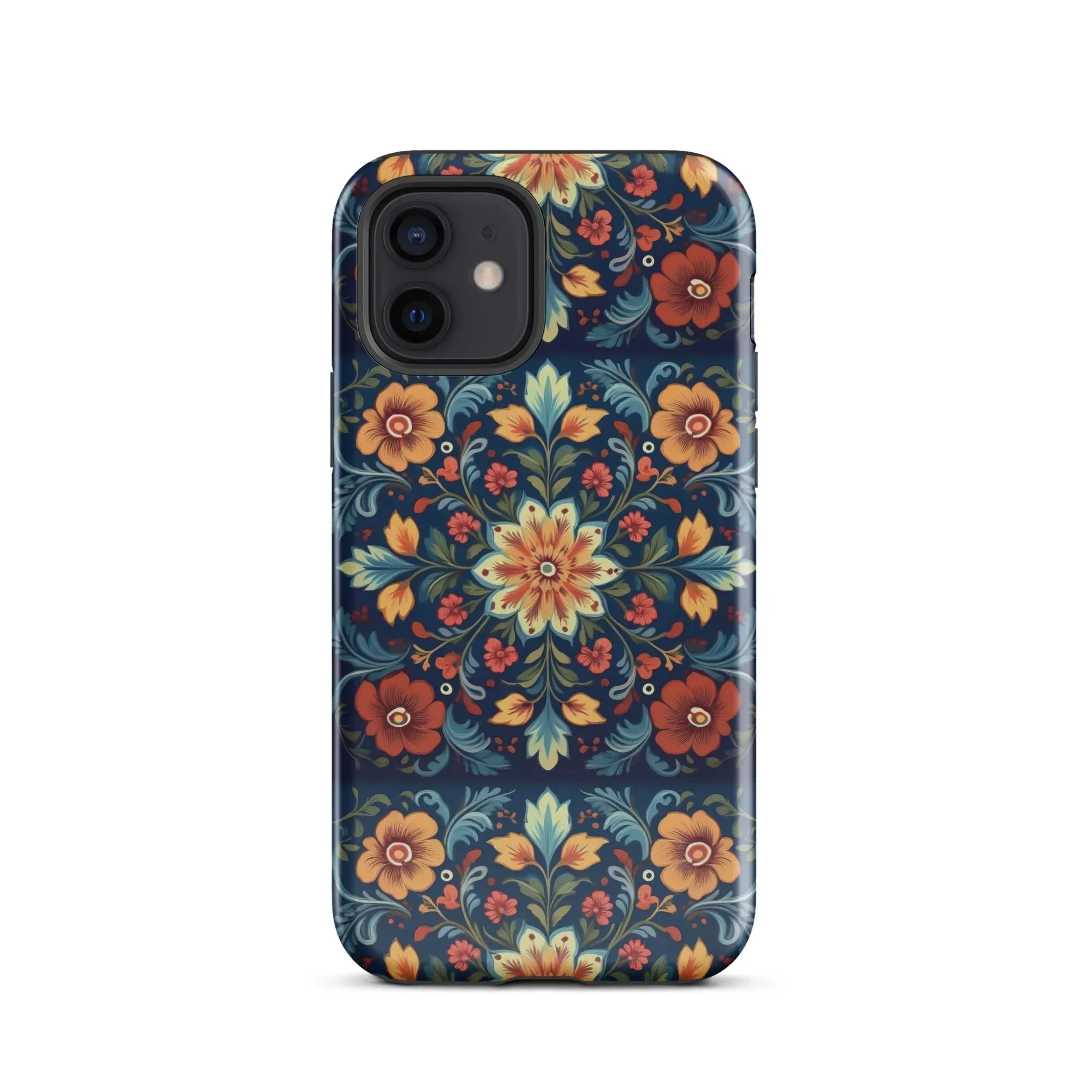 Norwegian Rosemaling Tough iPhone® Case