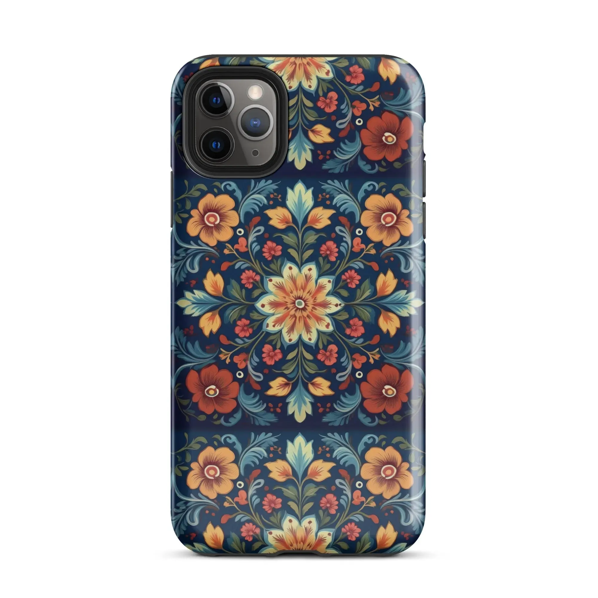 Norwegian Rosemaling Tough iPhone® Case