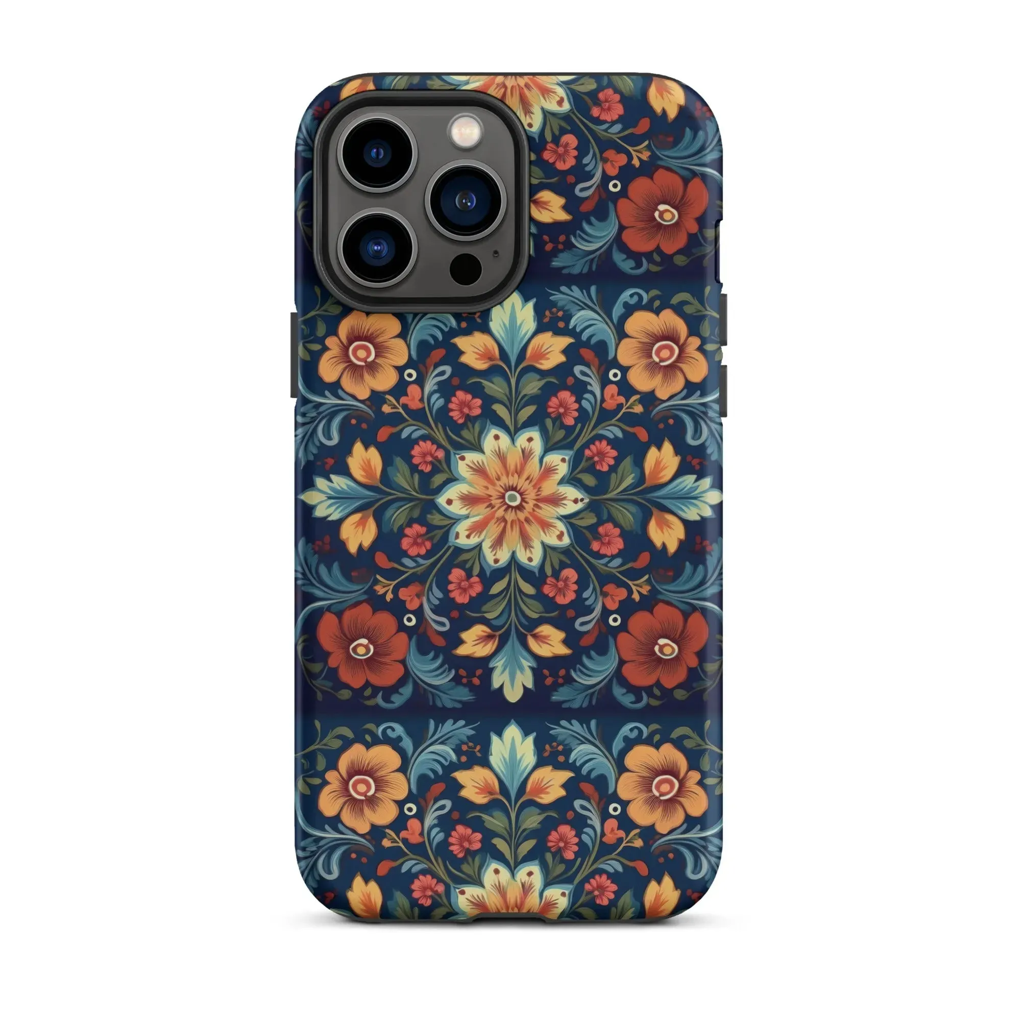 Norwegian Rosemaling Tough iPhone® Case