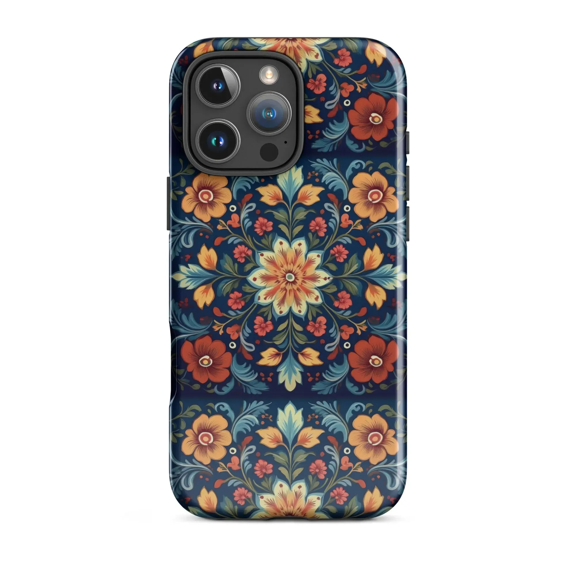 Norwegian Rosemaling Tough iPhone® Case