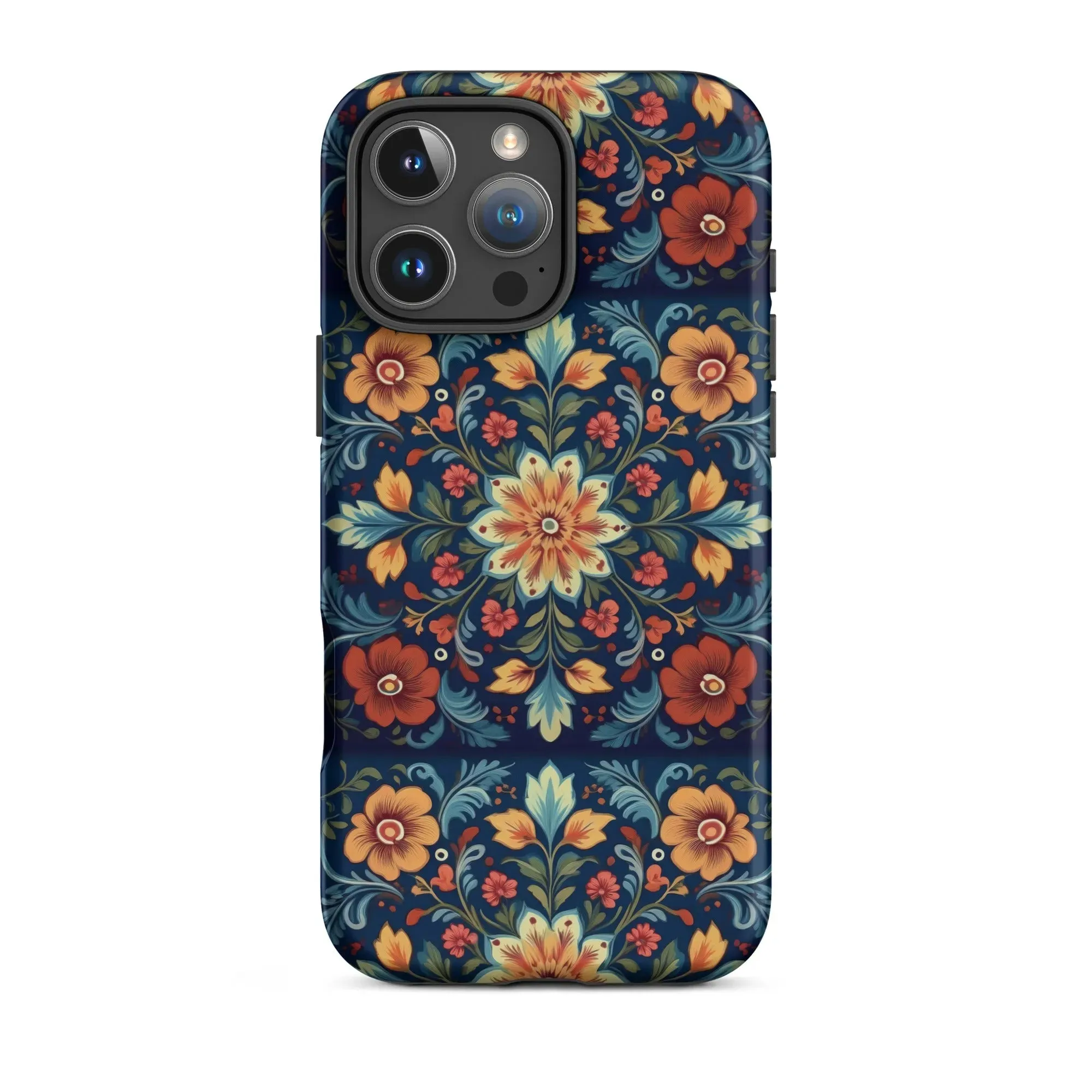 Norwegian Rosemaling Tough iPhone® Case