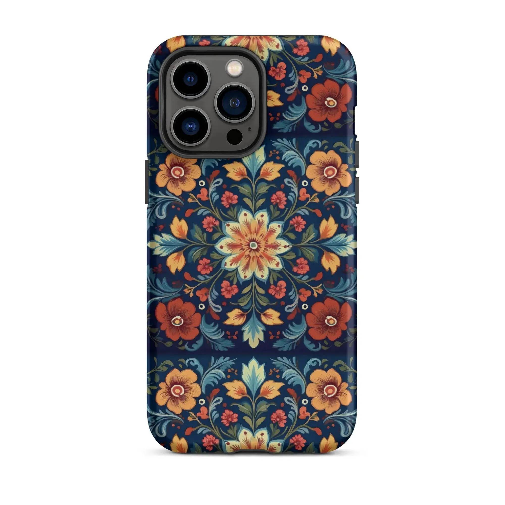 Norwegian Rosemaling Tough iPhone® Case